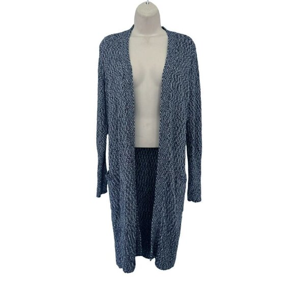 Athleta Weekend Wrap Woman's Sz S Blue Duster Cardigan NWT - Picture 2 of 10